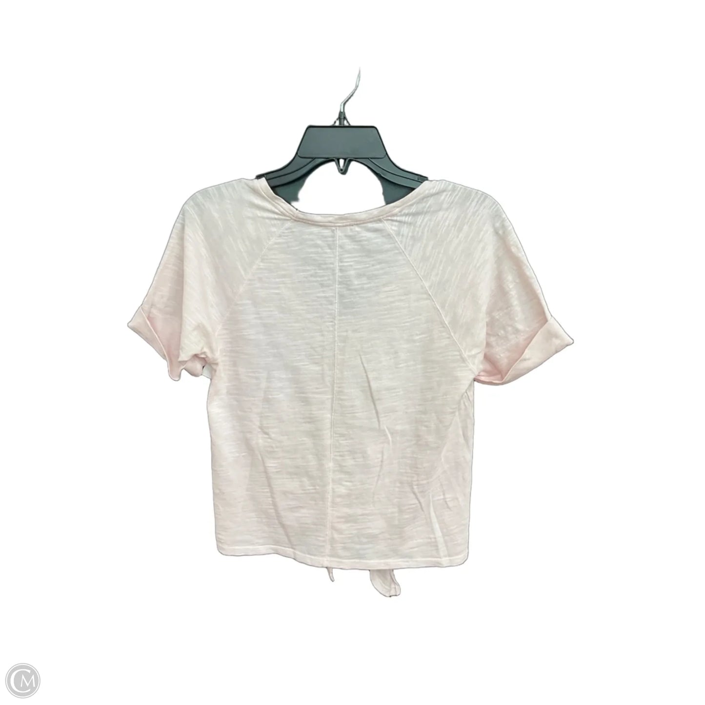 Top Short Sleeve Basic By Lilla P In Pink, Size: Xs