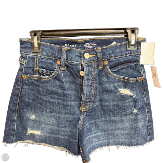 Shorts By Old Navy In Blue Denim, Size: 0