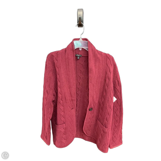 Cardigan By Talbots In Red, Size: Xlp