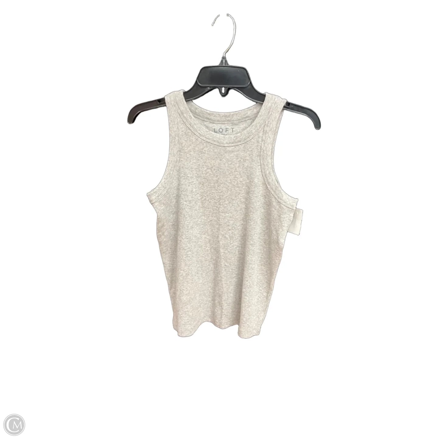 Top Sleeveless Basic By Loft In Grey, Size: L