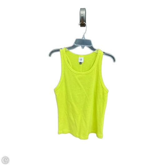 Top Sleeveless Basic By Cabi In Yellow, Size: L