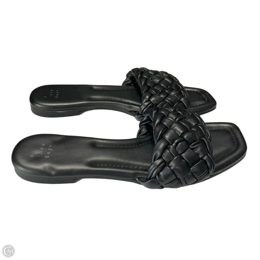Sandals Flats By A New Day In Black, Size: 8