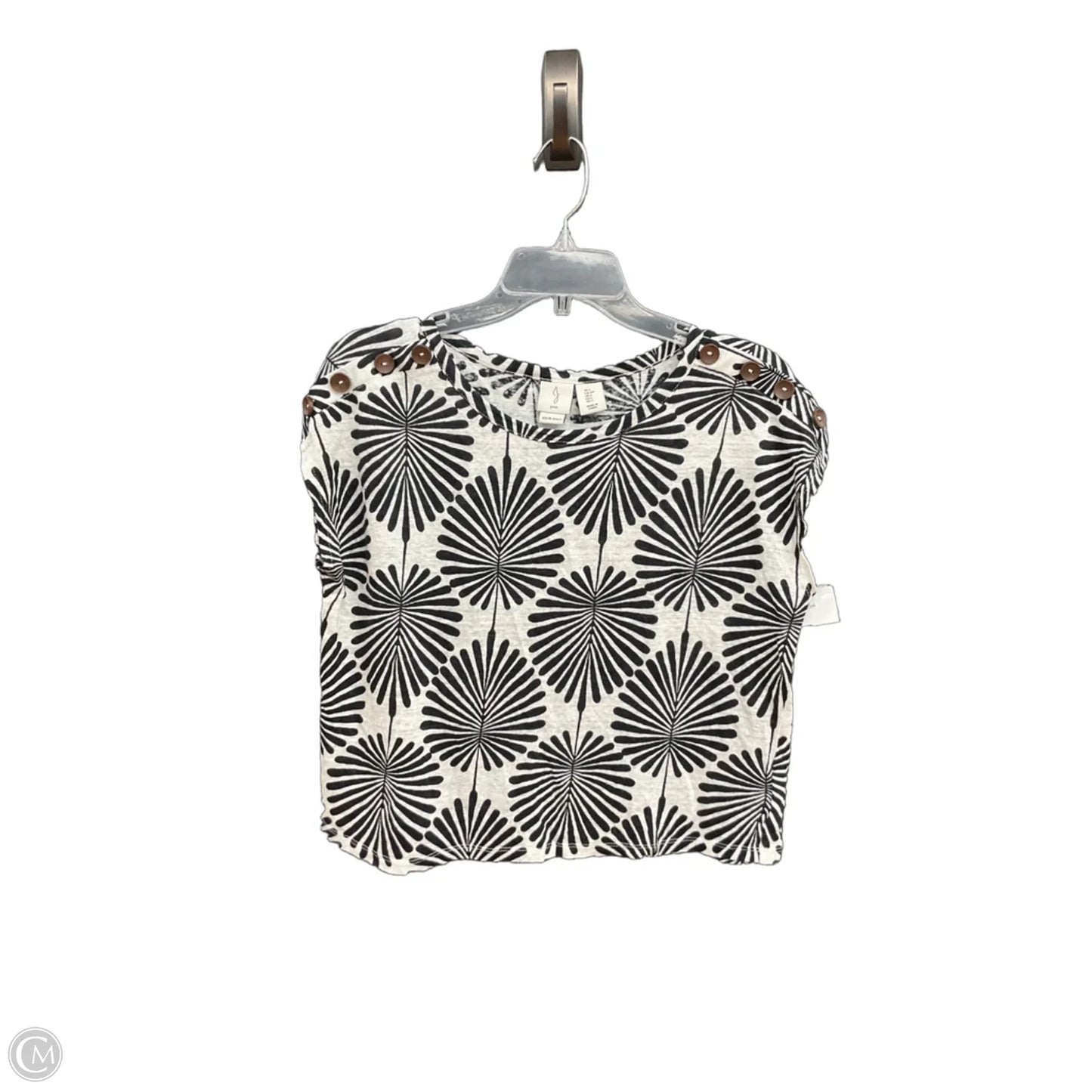 Top Short Sleeve By Joie In Black, Size: S