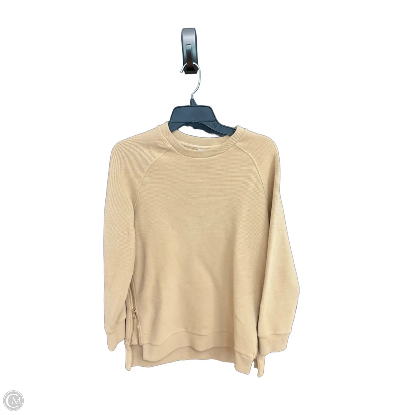 Top Long Sleeve By Varley In Brown, Size: S