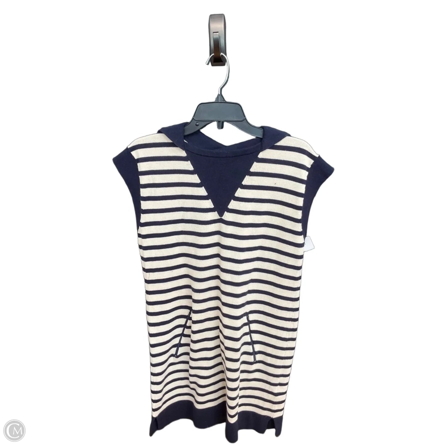 Dress Casual Midi By Current/elliott In Striped Pattern, Size: S