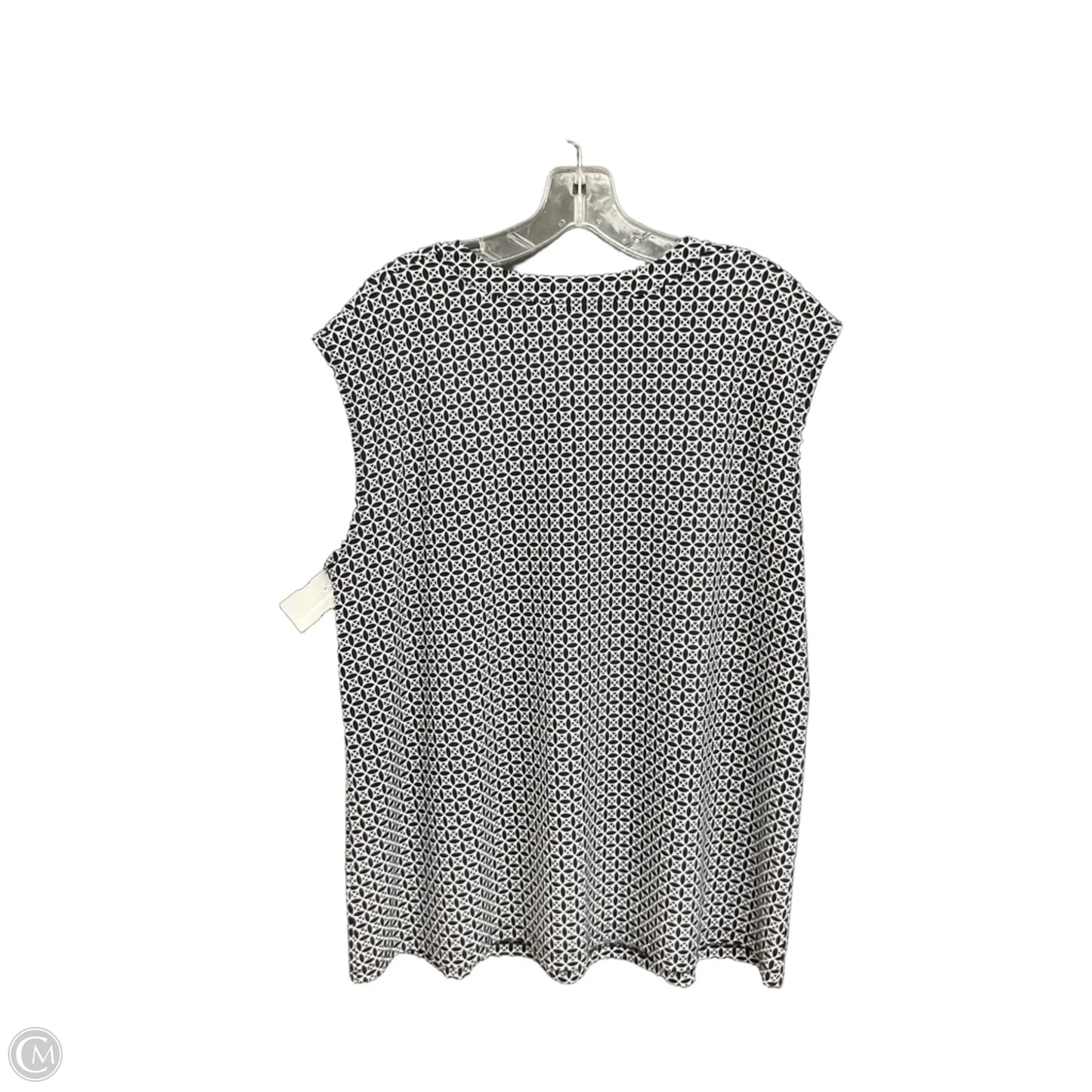Top Sleeveless By Anne Klein In Navy, Size: 1x