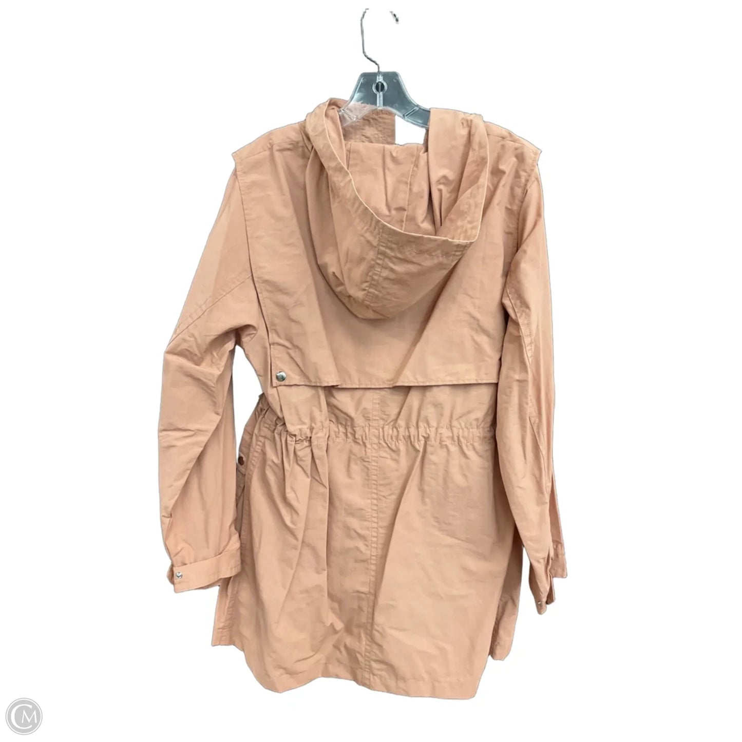 Jacket Windbreaker By J. Crew In Peach, Size: L