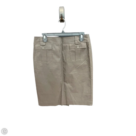 Skirt Midi By Banana Republic In Brown, Size: 8