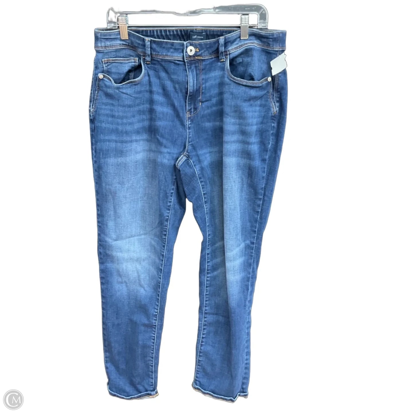 Jeans Straight By J. Jill In Blue Denim, Size: 16