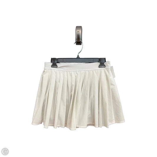 Athletic Skirt By Lululemon In White, Size: M