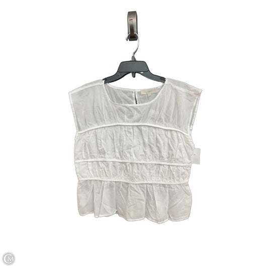 Top Sleeveless By Loft In White, Size: Xs