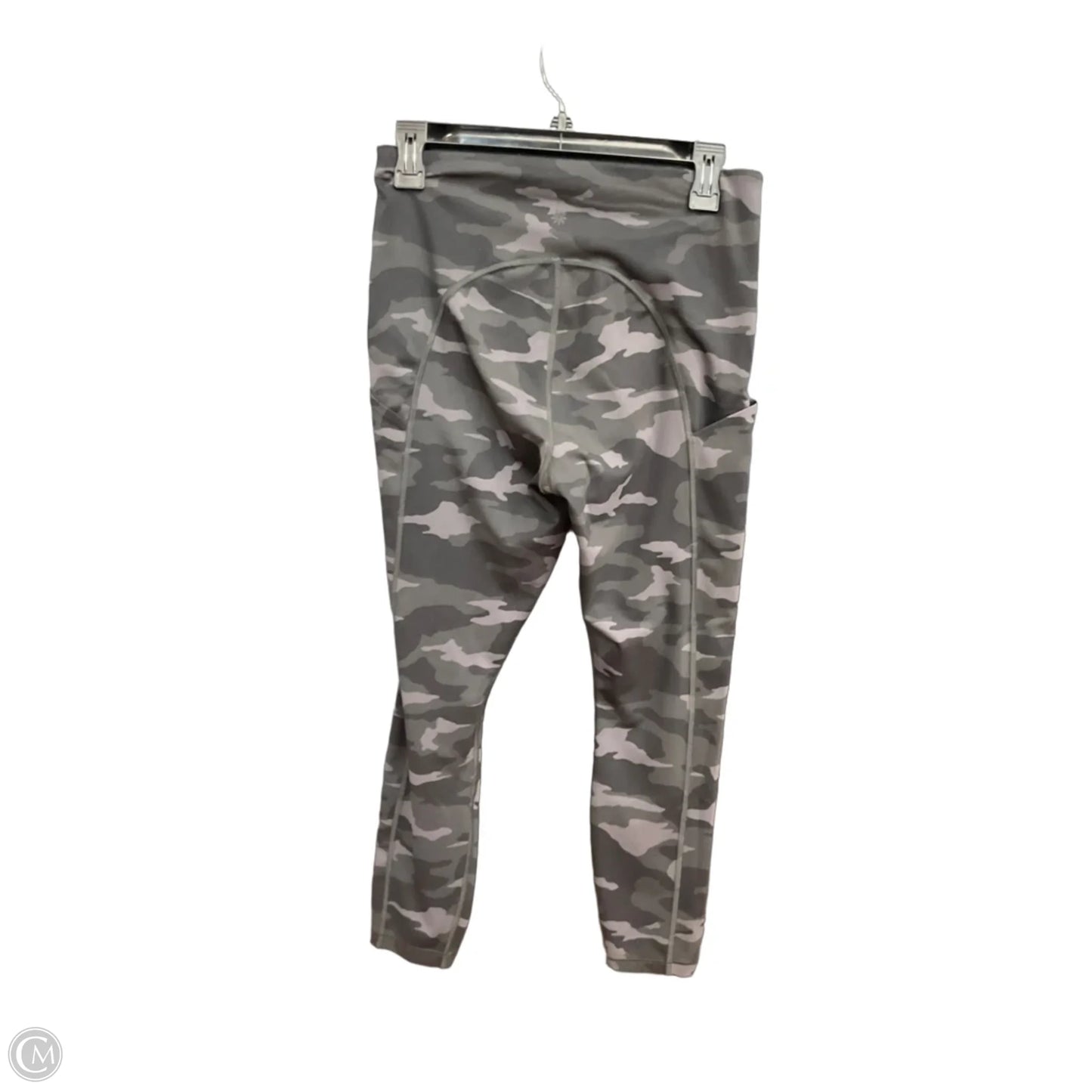 Athletic Leggings By Athleta In Camouflage Print, Size: M