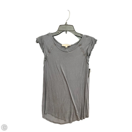 Top Sleeveless By Loft In Grey, Size: S