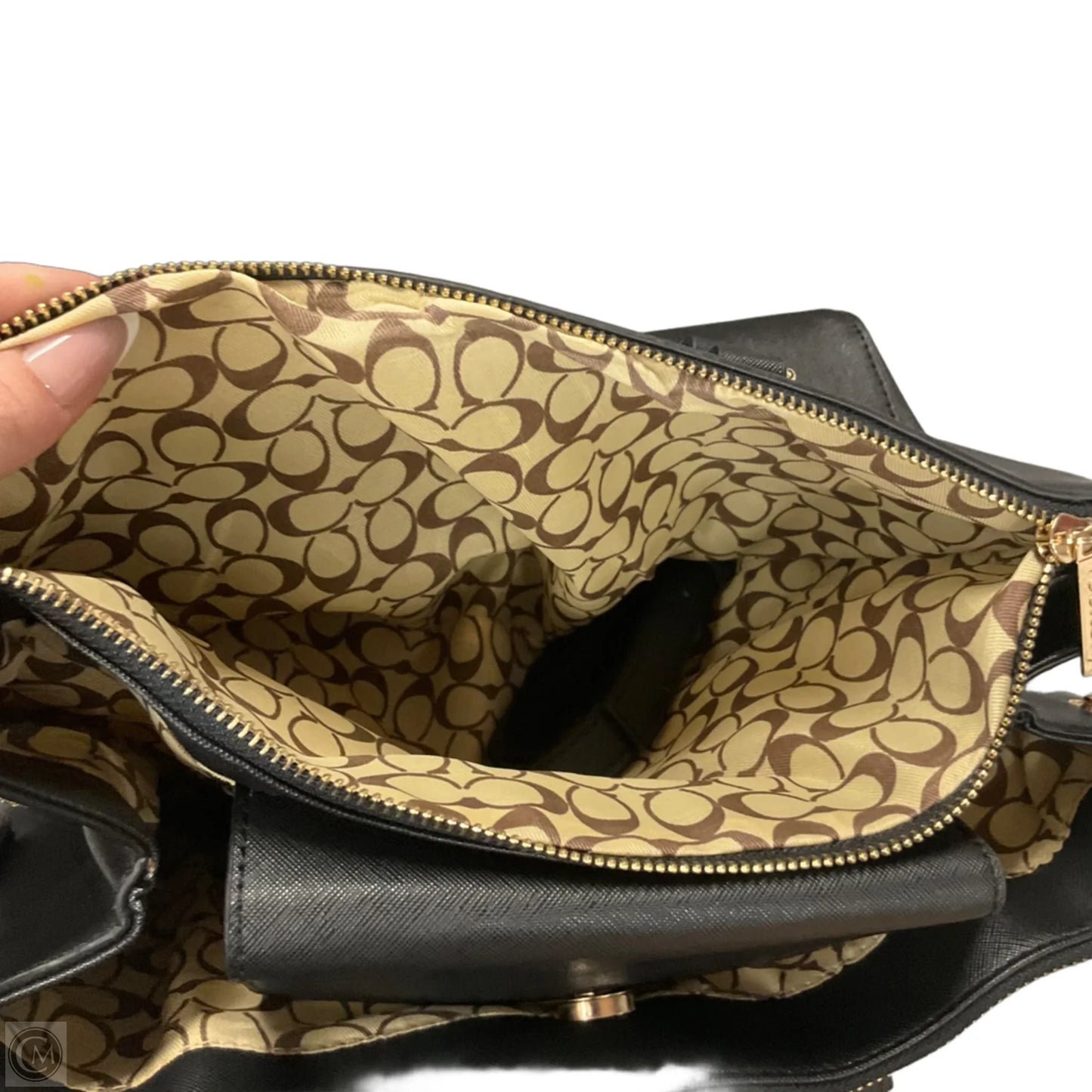 Handbag Designer By Coach, Size: Medium