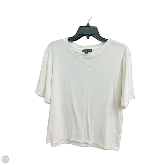 Top Short Sleeve Basic By J. Crew In White, Size: Xl