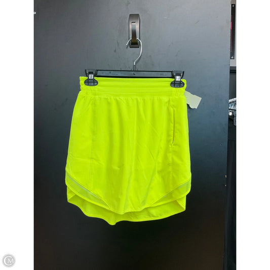 Athletic Skirt By Lululemon In Yellow, Size: S