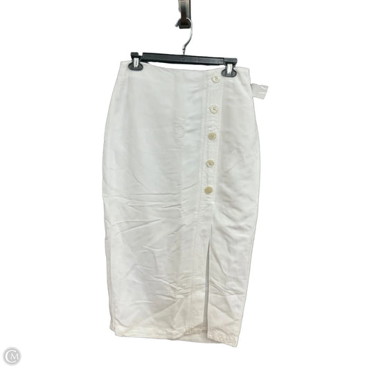 Skirt Maxi By Loft In White, Size: 4