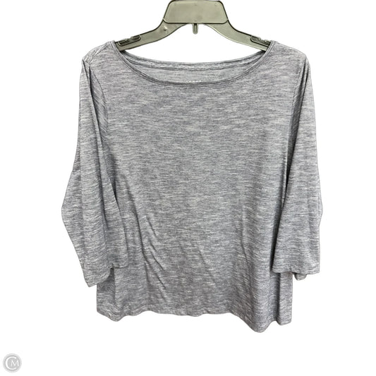 Top 3/4 Sleeve By Talbots In Navy, Size: 2x