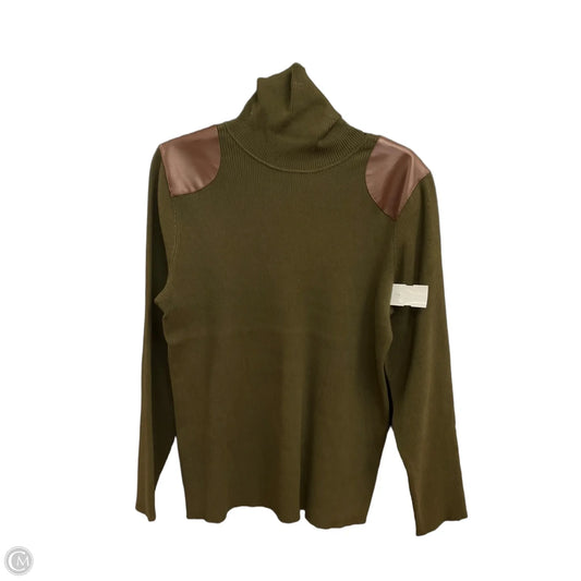 Top Long Sleeve By Lauren By Ralph Lauren In Green, Size: 2x
