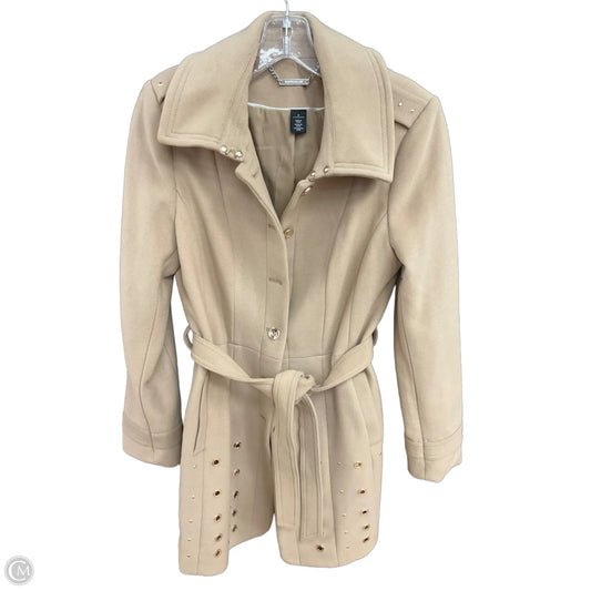 Coat Trench Coat By White House Black Market In Tan, Size: S