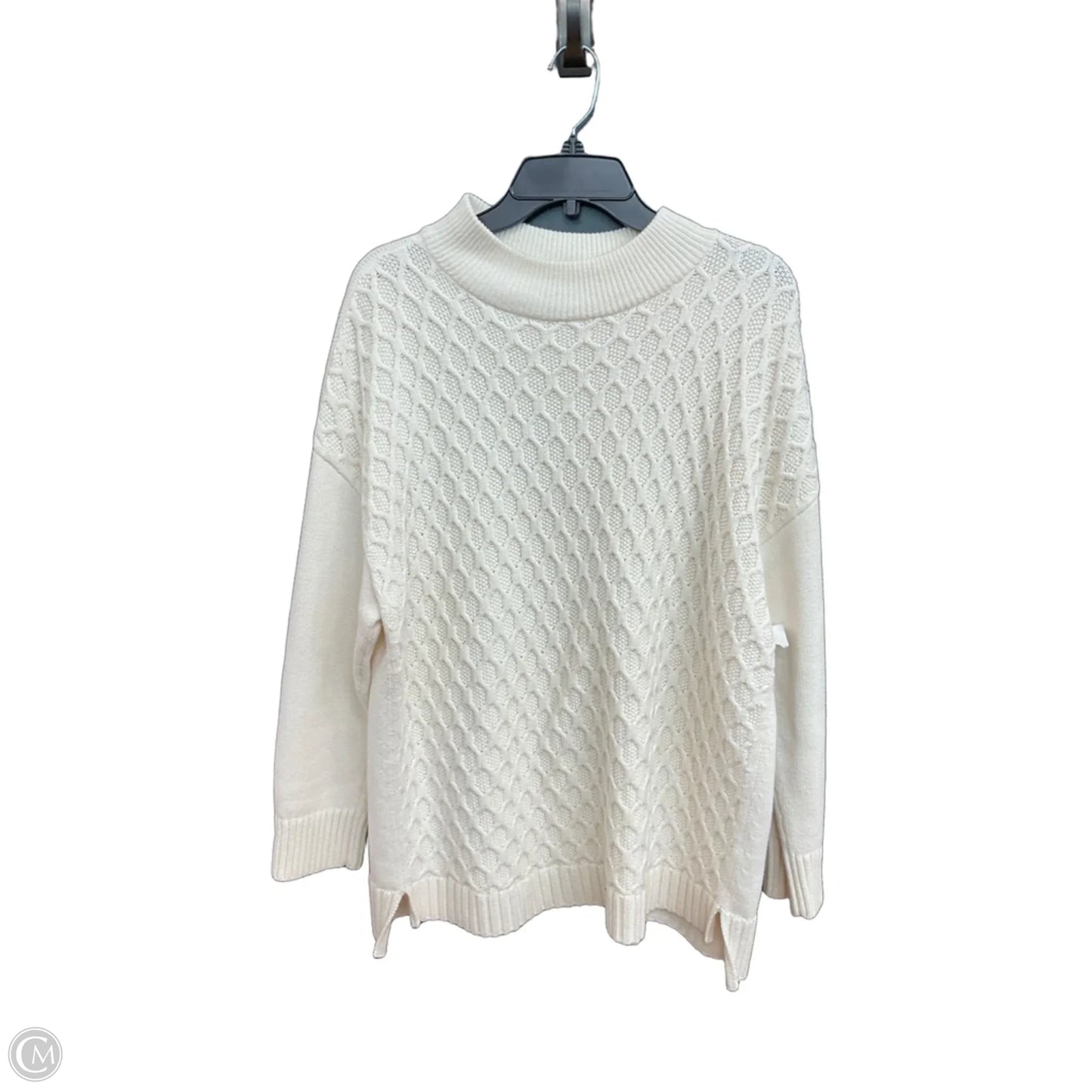 Sweater By Talbots In Cream, Size: 2x