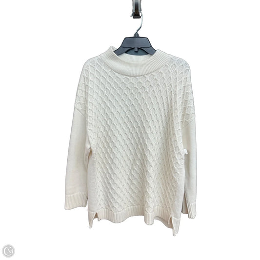 Sweater By Talbots In Cream, Size: 2x