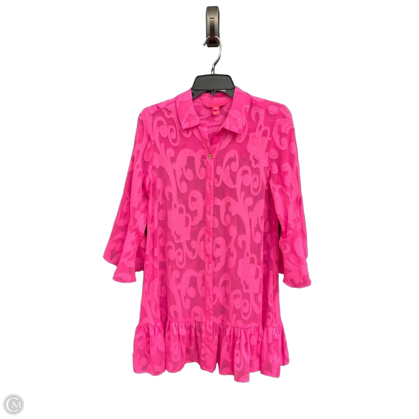 Blouse Designer By Lilly Pulitzer In Pink, Size: Xs