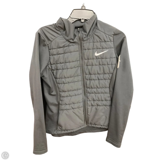 Athletic Jacket By Nike Apparel In Black, Size: S