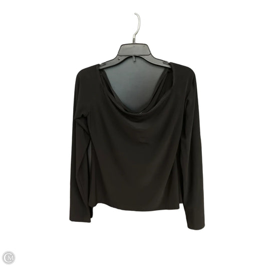 Top Long Sleeve Basic By Norma Kamali In Black, Size: Xl