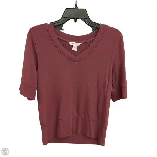 Top Short Sleeve Basic By Athleta In Purple, Size: S