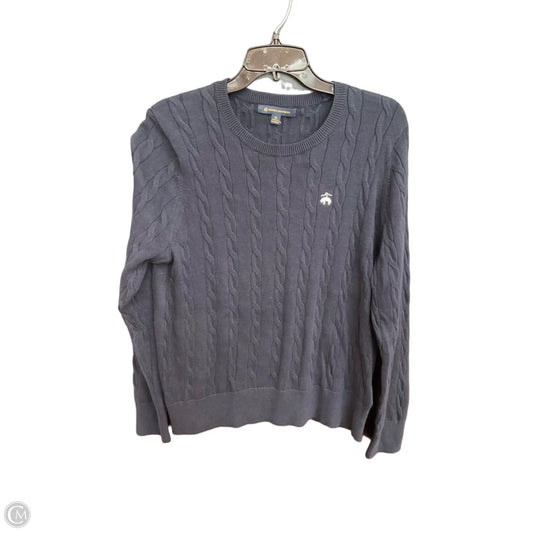 Sweater By Brooks Brothers In Navy, Size: Xl