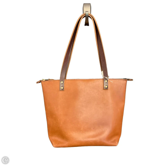 Handbag Leather By Portland Leather, Size: Large