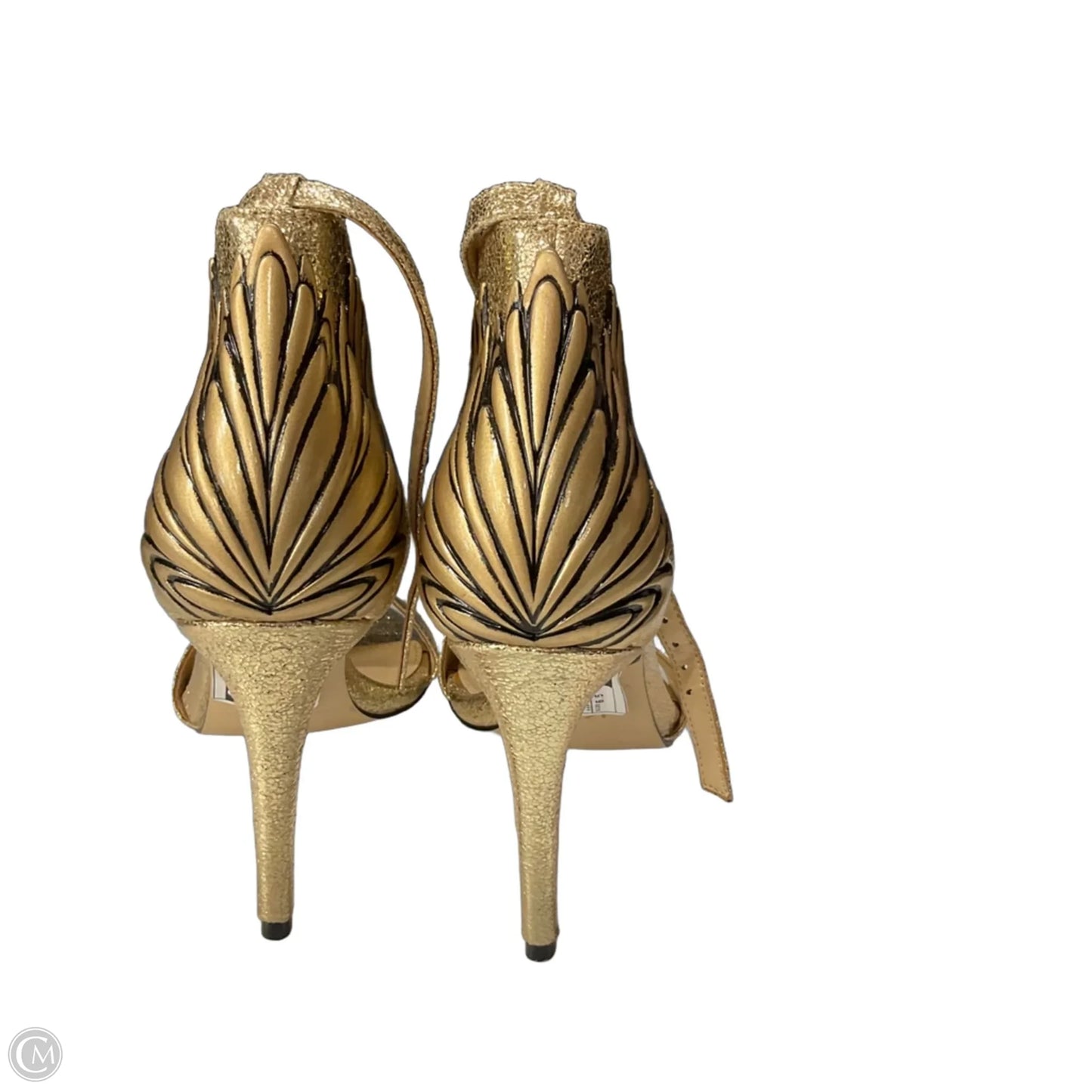 Shoes Heels Kitten By Katy Perry In Gold, Size: 6.5