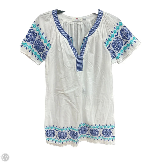 Dress Casual Midi By Vineyard Vines In White, Size: Xxs