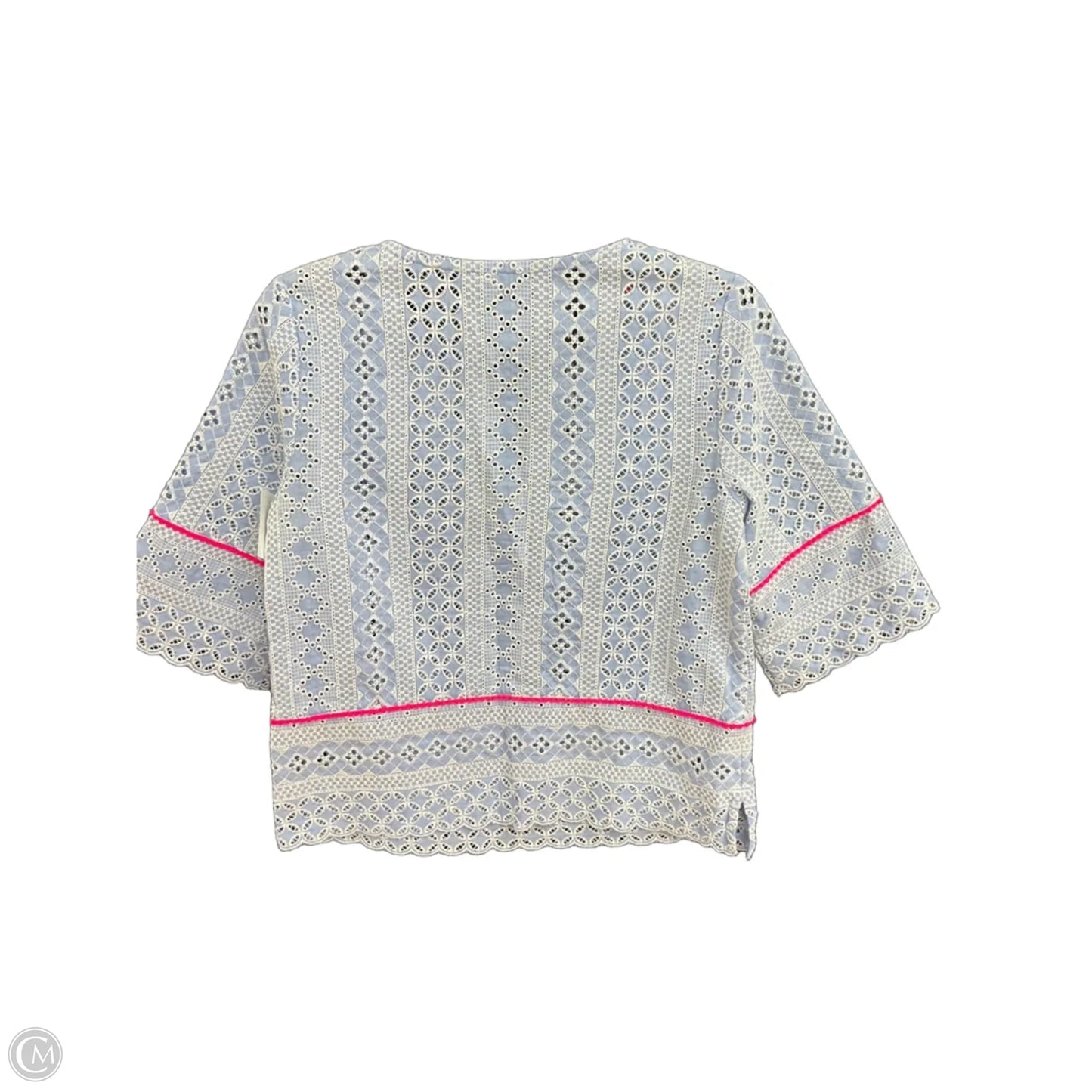 Top 3/4 Sleeve By Vineyard Vines In Blue, Size: Xs