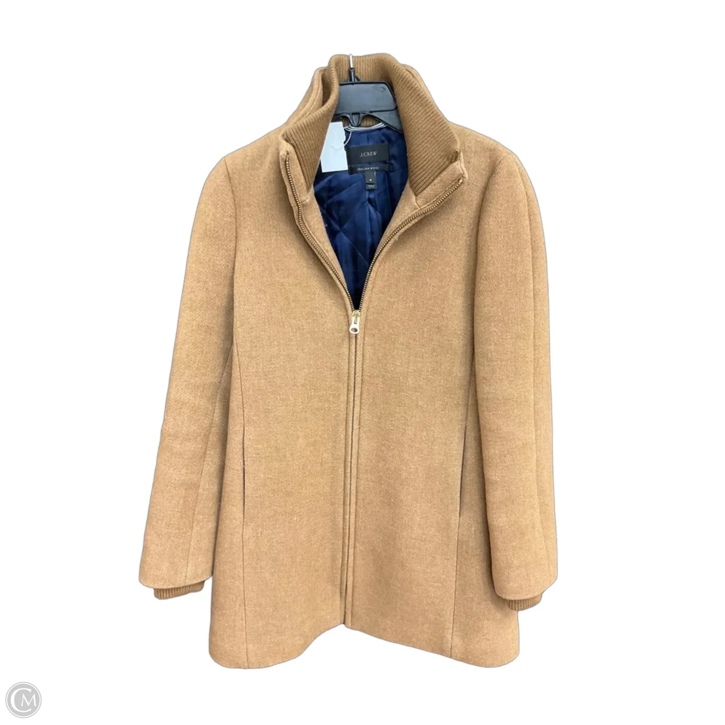 Coat Wool By J. Crew In Brown, Size: S