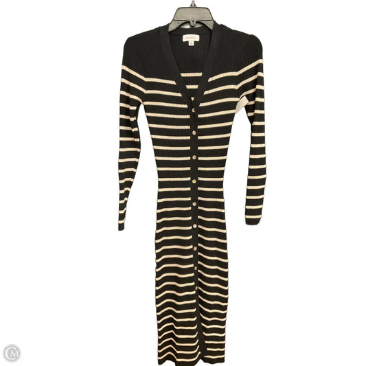 Dress Casual Midi By Evereve In Black, Size: Xs