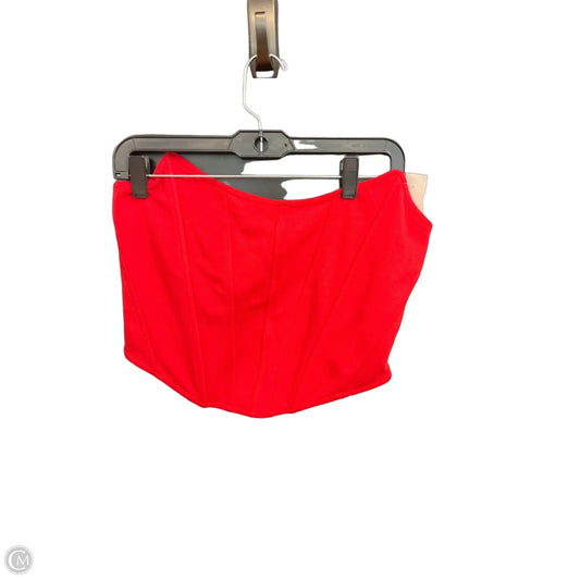 Top Sleeveless By Anthropologie In Red, Size: M