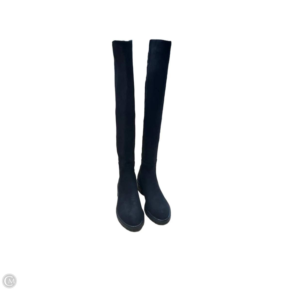 Boots Designer By Stuart Weitzman In Black, Size: 9.5