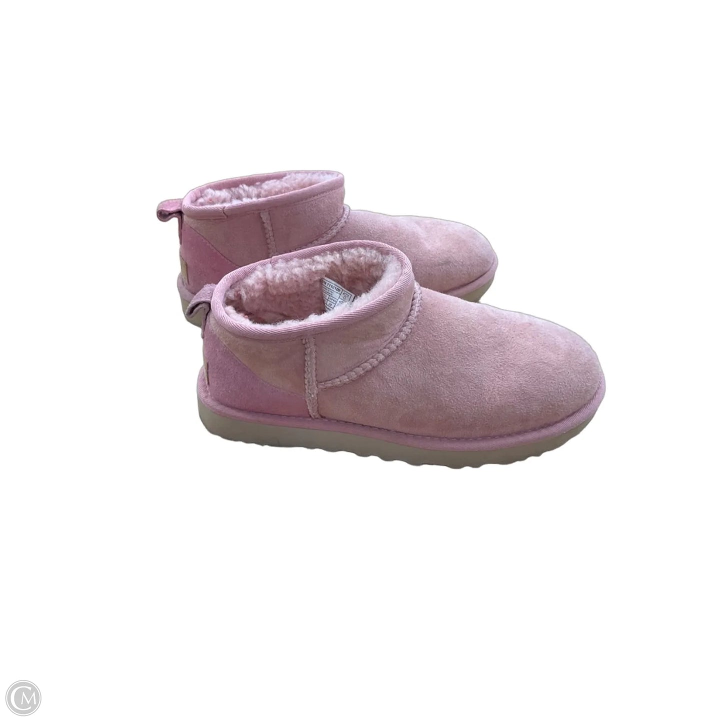 Boots Designer By Ugg In Pink, Size: 7