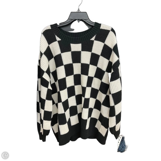 Sweater By Torrid In Black & White, Size: 2x