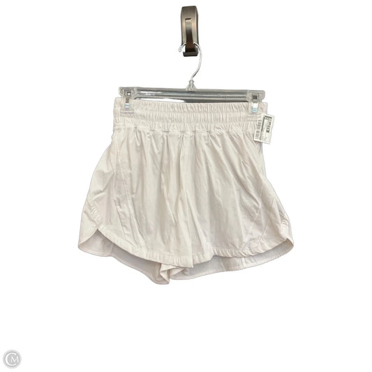 Athletic Shorts By Lululemon In White, Size: M