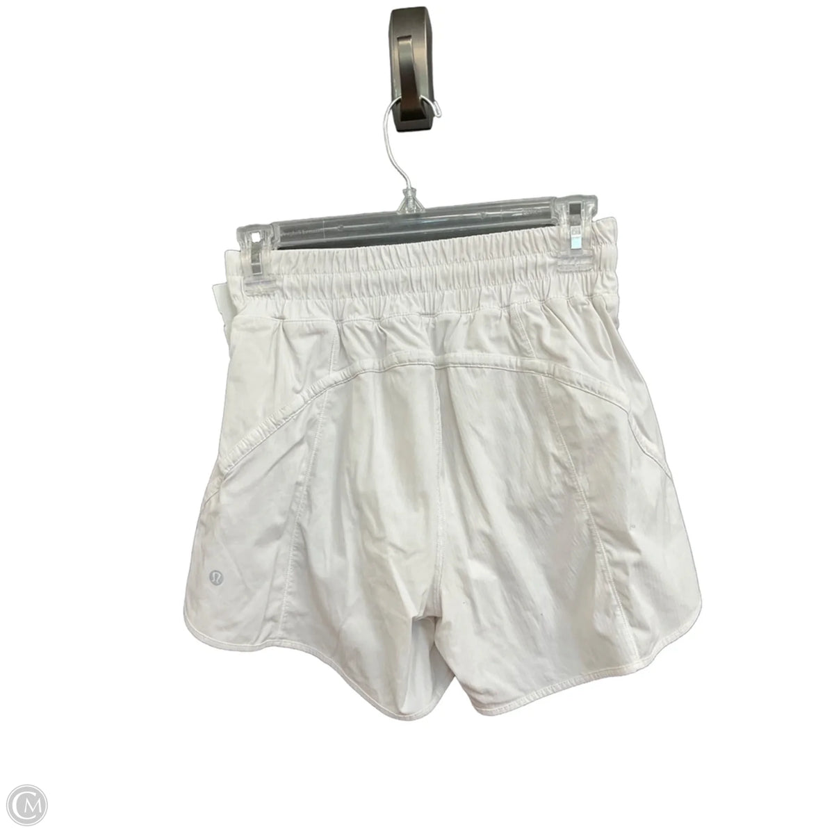 Athletic Shorts By Lululemon In White, Size: M