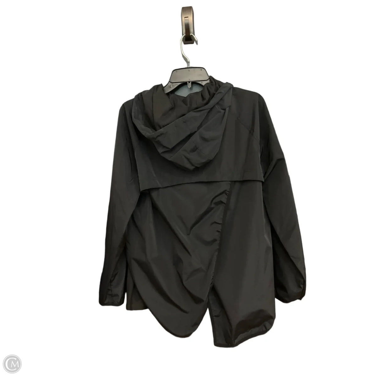 Jacket Windbreaker By Calvin Klein In Black, Size: M