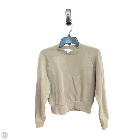 Athletic Sweatshirt Crewneck By Athleta In Brown, Size: Xxs