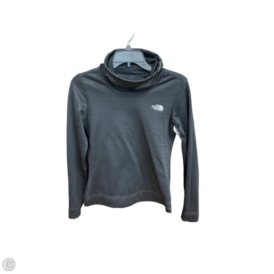 Athletic Top Long Sleeve Collar By The North Face In Black, Size: Xs