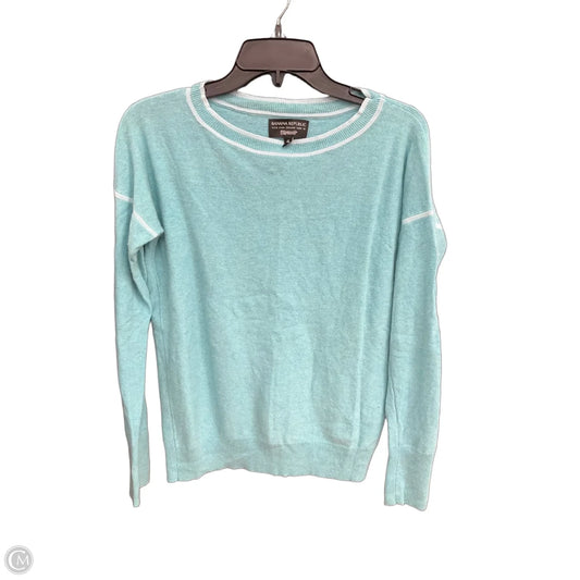 Sweater By Banana Republic In Teal, Size: M