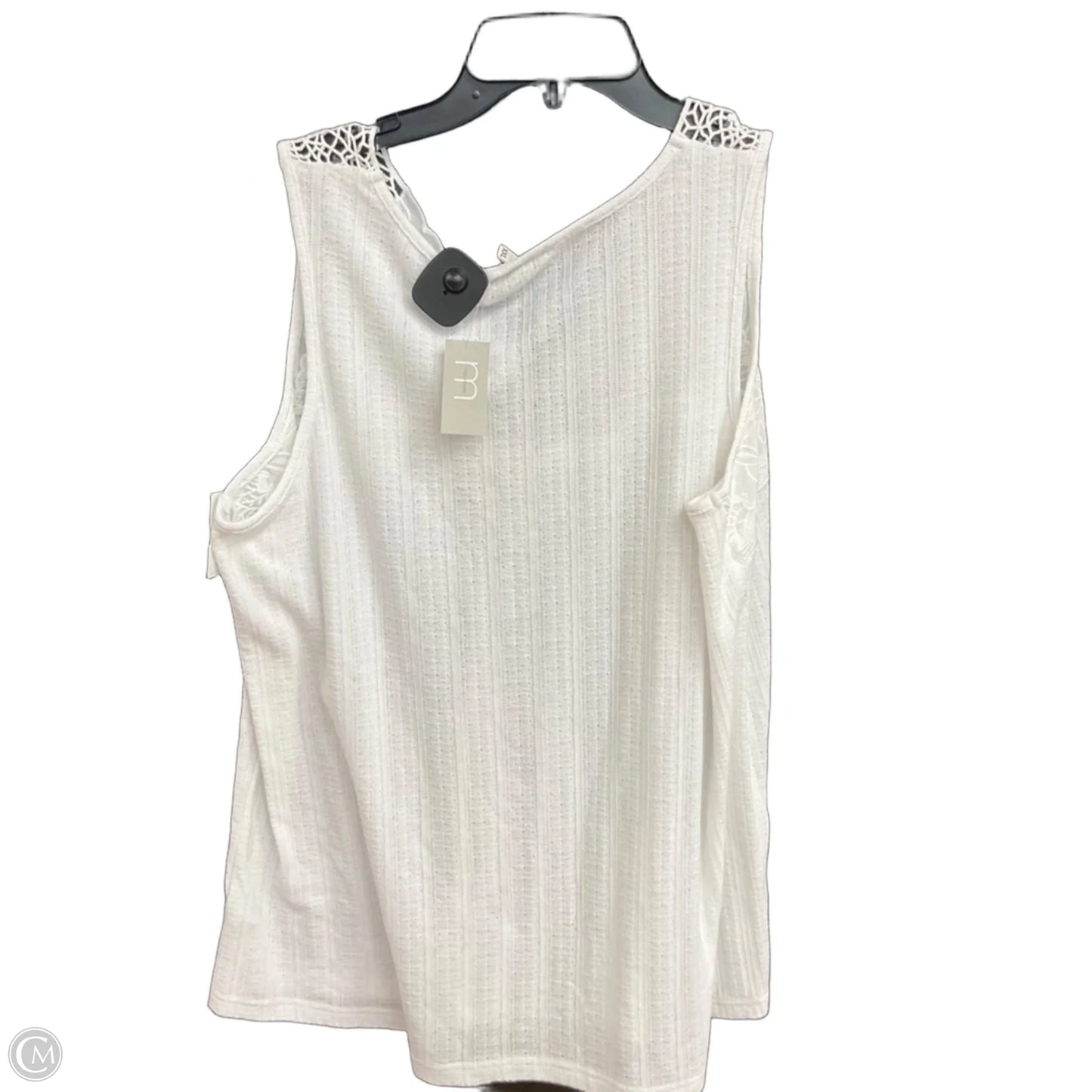 Top Sleeveless By Maurices In White, Size: Xxl