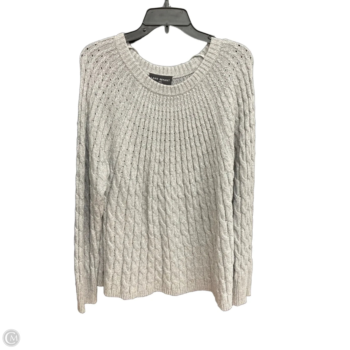 Sweater By Lane Bryant In Grey, Size: 2x