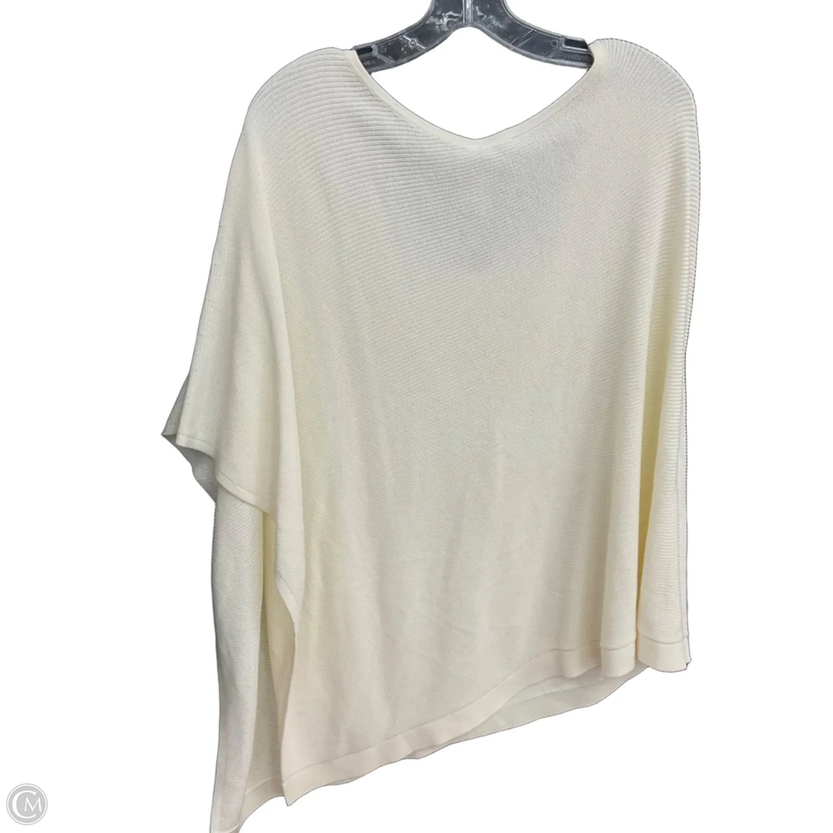 Poncho By Talbots In Cream, Size: 1x